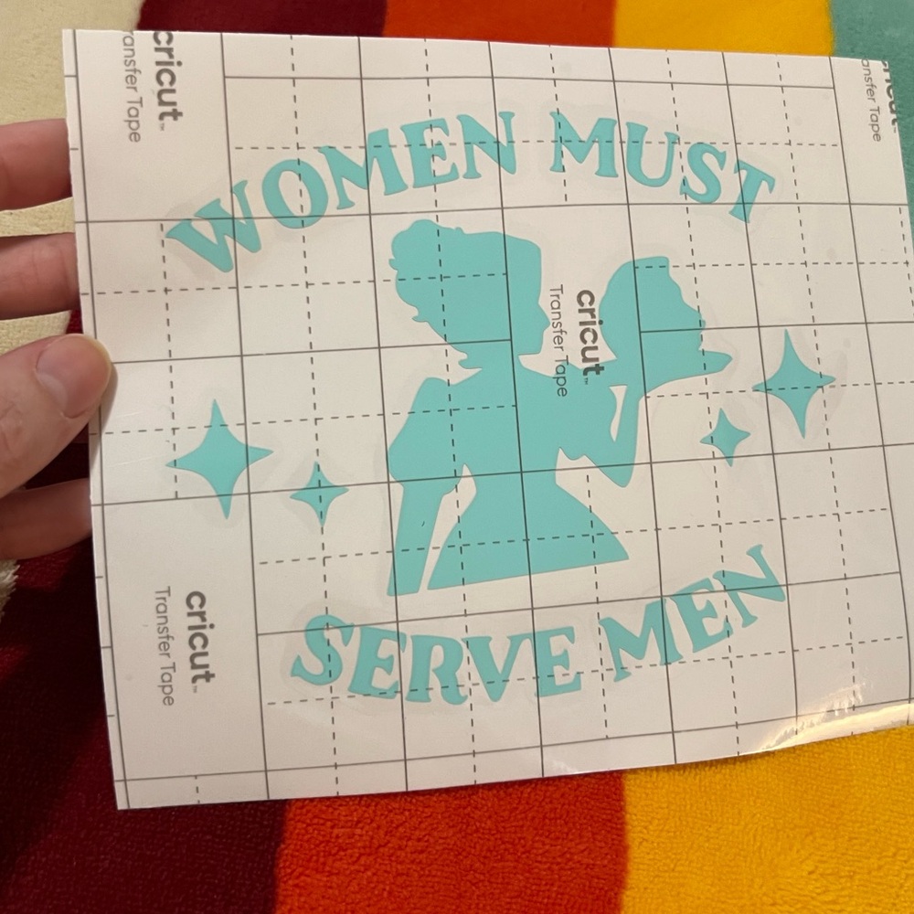 Women Must Serve Men Vinyl Decal ✨